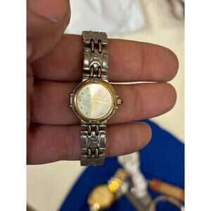 Vintage Maurice Lacroix Sapphire Crystal 2-Tone Womens Watch!